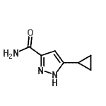 CAS#: 401629-05-8, 5-Cyclopropyl-1H-Pyrazole-3-Carboxamide