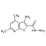 CAS#: 401635-46-9, 3-Amino-4,6-Dimethylfuro[2,3-b]Pyridine-2-Carbohydrazide