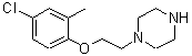 CAS 登录号：401798-02-5， 1-[2-(4-氯-2-甲基苯氧基)乙基]哌嗪