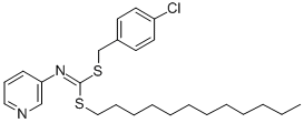 CAS#: 40199-26-6, (4-Chlorophenyl)Methyl Dodecyl-3-Pyridinylcarbonimidodithioate