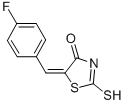 CAS 登录号：402-93-7， 5-(4-氟苄亚基)绕丹宁