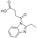 CAS 登录号：402944-83-6， 4-(2-乙基-苯并咪唑-1-基)-4-氧代-丁酸