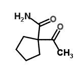 CAS#: 403615-60-1, 1-Acetylcyclopentanecarboxamide
