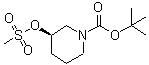 CAS 登录号：404577-34-0， (R)-1-N-叔丁氧羰基-3-甲烷磺酰基氧基哌啶