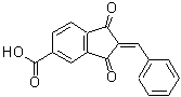 CAS#: 40462-12-2, (2Z)-2-Benzylidene-1,3-Dioxo-5-Indanecarboxylic Acid