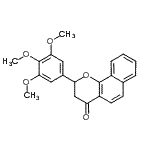 CAS#: 404918-56-5, 2-(3,4,5-Trimethoxyphenyl)-2,3-Dihydro-4H-Benzo[h]Chromen-4-One