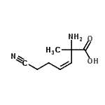 CAS#: 404961-15-5, (3Z)-2-Amino-6-Cyano-2-Methyl-3-Hexenoic Acid