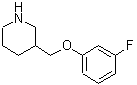 CAS#: 405090-68-8, 3-[(3-Fluorophenoxy)Methyl]Piperidine