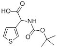 CAS 登录号：40512-57-0， N-叔丁氧羰基-氨基-(3-噻吩基)乙酸