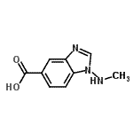 CAS#: 40534-00-7, 1-(Methylamino)-1H-Benzimidazole-5-Carboxylic Acid