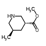 CAS#: 405513-10-2, Methyl (3R,5R)-5-Methyl-3-Piperidinecarboxylate