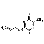 CAS 登录号：405924-66-5， 3-(烯丙基氨基)-6-甲基-1,2,4-三嗪-5(2H)-酮