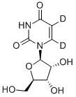 CAS 登录号：40632-21-1， 尿苷-5,6-D2