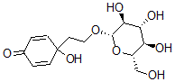 CAS#: 40661-45-8, 4-[2-(beta-D-Glucopyranosyloxy)Ethyl]-4-Hydroxy-2,5-Cyclohexadien-1-One