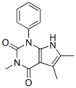 CAS#: 40678-91-9, 3,5,6-Trimethyl-1-Phenyl-1H-Pyrrolo[2,3-d]Pyrimidine-2,4(3H,7H)-Dione