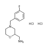 CAS#: 407640-28-2, 1-[4-(3-Fluorobenzyl)-2-Morpholinyl]Methanamine Dihydrochloride