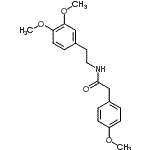 CAS#: 4078-65-3, N-[2-(3,4-Dimethoxyphenyl)Ethyl]-2-(4-Methoxyphenyl)Acetamide