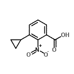 CAS#: 408359-61-5, 3-Cyclopropyl-2-Nitrobenzoic Acid