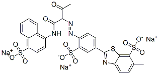 CAS#: 40842-88-4, Trisodium 6-Methyl-2-[4-[[2-Oxo-1-[[(4-Sulphonato-1-Naphthyl)Amino]Carbonyl]Propyl]Azo]-3-Sulphonatophenyl]Benzothiazole-7-Sulphonate