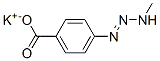 CAS 登录号：40843-84-3， 4-(3-甲基-1-三氮烯基)苯甲酸钾盐