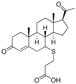 CAS#: 40845-01-0, 7-(Carboxyethylthio)Progesterone