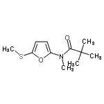CAS#: 408500-84-5, N,2,2-Trimethyl-N-[5-(Methylsulfanyl)-2-Furyl]Propanamide