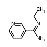 CAS 登录号：409112-01-2， N-乙基-3-吡啶甲脒