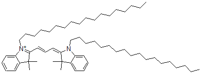 CAS#: 40957-95-7, 3,3'-Dioctadecylindocarbocyanine