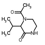 CAS 登录号：410535-43-2， 4-乙酰基-3-异丙基-2-哌嗪酮