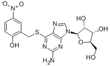 CAS 登录号：41094-07-9， S-(2-羟基-5-硝基苄基)-6-硫代鸟苷