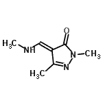 CAS#: 41106-20-1, (4E)-2,5-Dimethyl-4-[(Methylamino)Methylene]-2,4-Dihydro-3H-Pyrazol-3-One