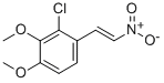 CAS#: 41122-35-4, 2-(2-Chloro-3,4-dimethoxyphenyl)nitroethene