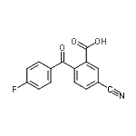 CAS#: 411221-51-7, 5-Cyano-2-(4-Fluorobenzoyl)Benzoic Acid
