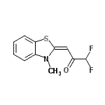 CAS#: 41131-04-8, (3E)-1,1-Difluoro-3-(3-Methyl-1,3-Benzothiazol-2(3H)-Ylidene)Acetone