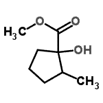 CAS 登录号：412016-82-1， 甲基1-羟基-2-甲基环戊烷羧酸酯