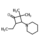 CAS#: 412025-01-5, 4-Ethyl-2,2-Dimethyl-3-(1-Piperidinyl)Cyclobutanone