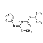 CAS#: 41227-82-1, Isopropyl [(Z)-(Methylsulfanyl)(1,3-Thiazol-2-Ylamino)Methylene]Carbamate