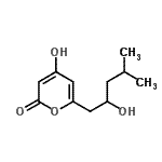CAS#: 412277-32-8, 4-Hydroxy-6-(2-Hydroxy-4-Methylpentyl)-2H-Pyran-2-One
