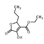 CAS#: 412299-21-9, Ethyl 4-Hydroxy-5-Oxo-2-Propyl-2,5-Dihydro-3-Furancarboxylate