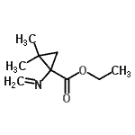 CAS 登录号：412346-43-1， 乙基2,2-二甲基-1-(亚甲基氨基)环丙烷羧酸酯