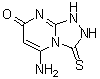 CAS 登录号：41266-68-6， 5-氨基-3-硫代-2,3-二氢[1,2,4]三唑并[4,3-a]嘧啶-7(1H)-酮