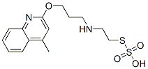 CAS#: 41287-26-7, Thiosulfuric Acid Hydrogen S-[2-[[3-[(4-Methyl-2-Quinolinyl)Oxy]Propyl]Amino]Ethyl] Ester