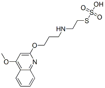 CAS#: 41287-28-9, Thiosulfuric Acid Hydrogen S-[2-[[3-[(4-Methoxy-2-Quinolinyl)Oxy]Propyl]Amino]Ethyl] Ester