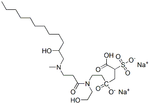 CAS#: 41344-13-2, Disodium 4-[2-[[3-[(2-Hydroxydodecyl)Methylamino]-1-Oxopropyl](2-Hydroxyethyl)Amino]Ethyl] 2-Sulphonatosuccinate