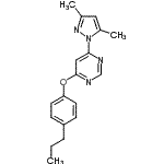 CAS 登录号:413620-29-8, 4-(3,5-二甲基-1H-吡唑-1-基)-6-(4-丙基苯氧基)嘧啶