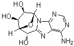 CAS 登录号：41432-67-1， (1R,11S,12R,13S,14R)-7-氨基-15-氧杂-2,4,6,9-四氮杂四环[10.2.1.0<sup>2,10</sup>.0<sup>3,8</sup>]十五碳-3,5,7,9-四烯-11,13,14-三醇