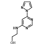 CAS#: 415699-68-2, 2-{[6-(1H-Pyrazol-1-Yl)-4-Pyrimidinyl]Amino}Ethanol