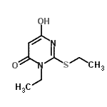 CAS 登录号：415714-24-8， 3-乙基-2-(乙硫基)-6-羟基-4(3H)-嘧啶酮