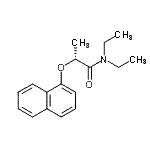 CAS 登录号：41643-35-0， N,N-二乙基-2-(1-萘基氧基)丙酰胺