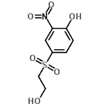 CAS 登录号：41687-40-5， 4-[(2-羟基乙基)磺酰基]-2-硝基苯酚